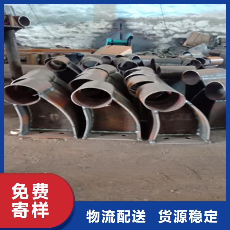 不銹鋼復合管欄桿【熱鍍鋅立柱】支持大小批量采購廠家直銷供貨穩定