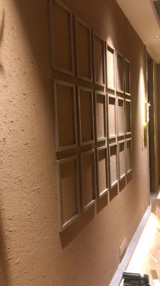 仿夯土外墻漆多少錢#稻殼漆#仿泥巴稻草漆#美麗鄉村建設