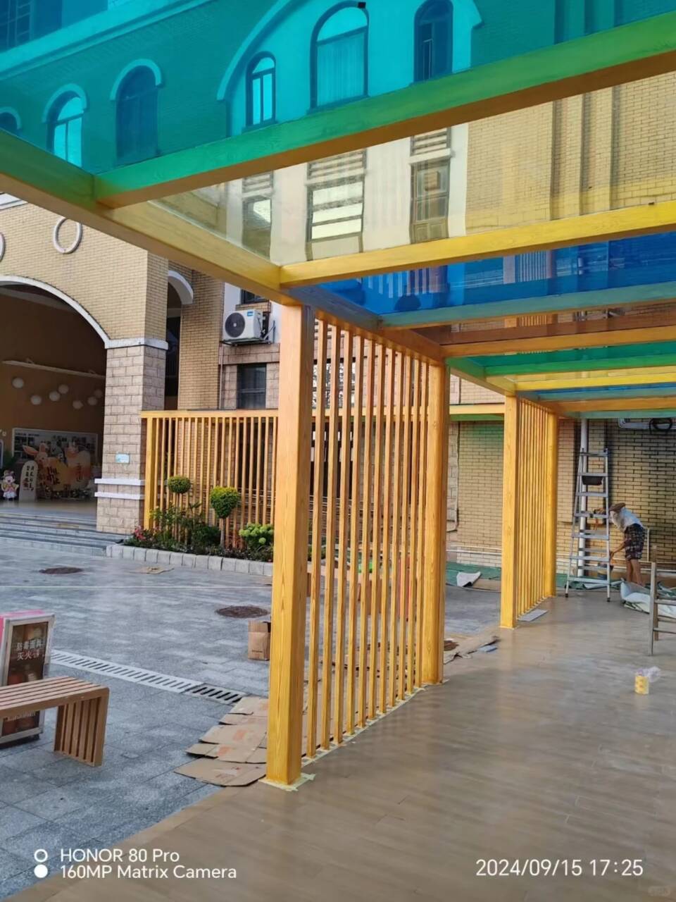 不銹鋼仿木紋漆，長廊花架木紋漆，水性木紋漆多少錢一公斤