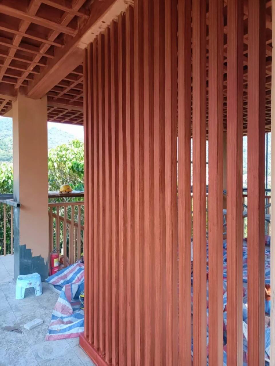 仿古園林建筑木紋漆施工廠家