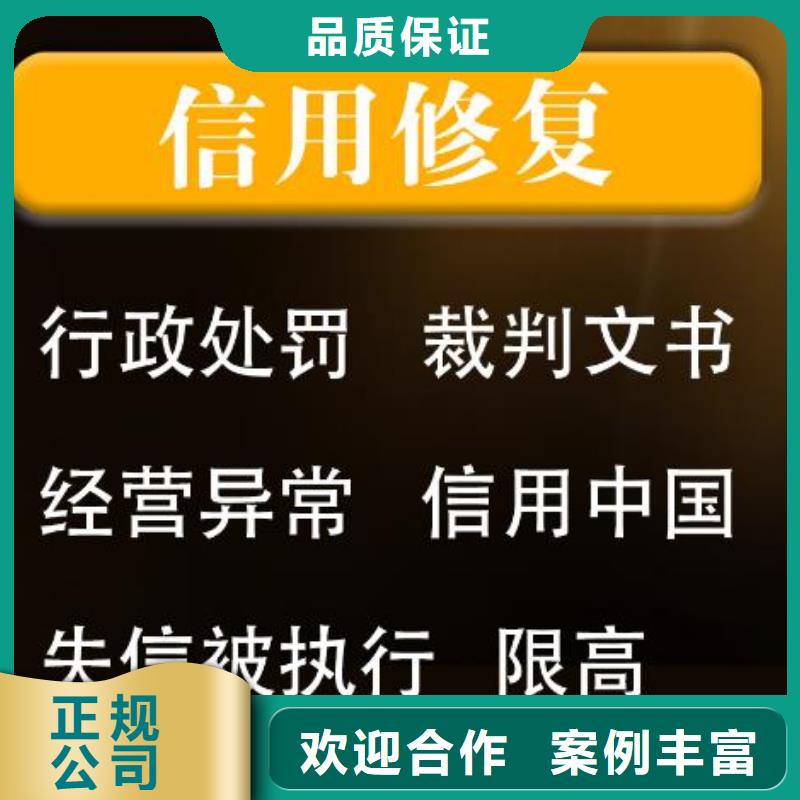 修复【爱企查立案信息修复】实力强有保证当地制造商