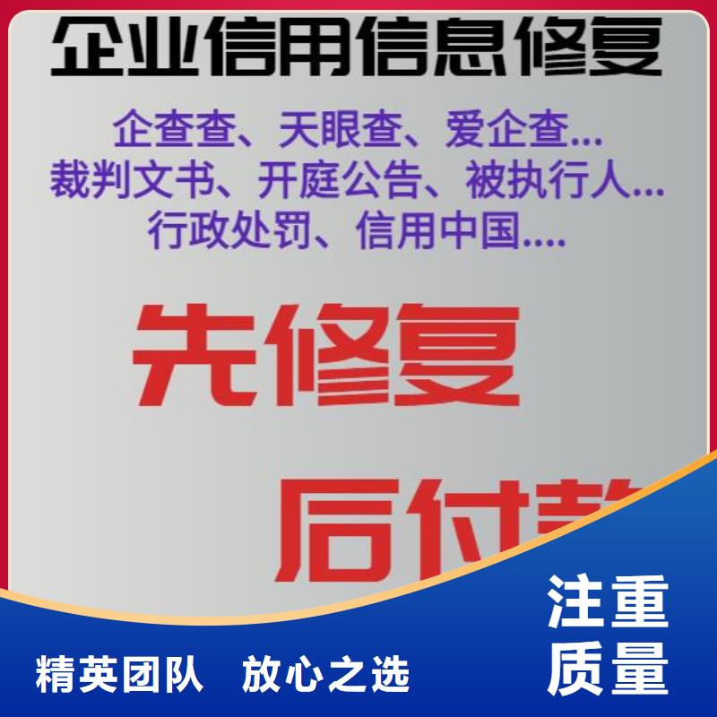 修复,启信宝法律诉讼信息清除技术好附近生产厂家