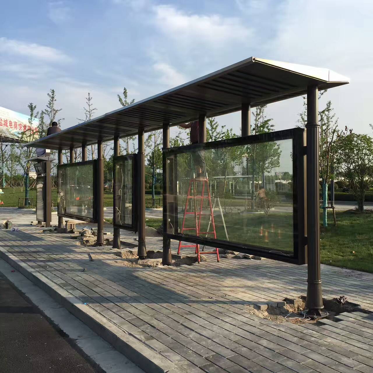 招呼站候車亭全國走貨同城廠家