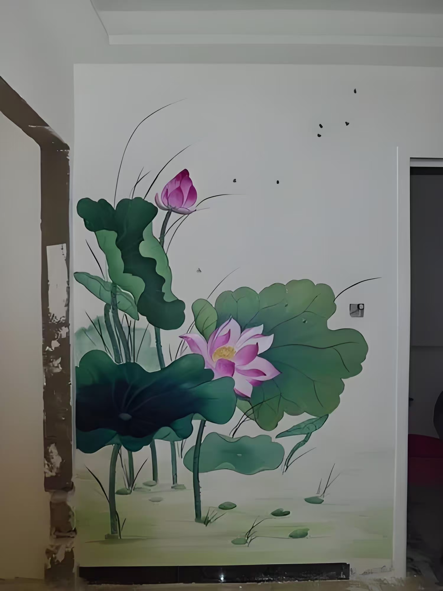 美麗鄉(xiāng)村彩繪手繪墻壁畫團隊