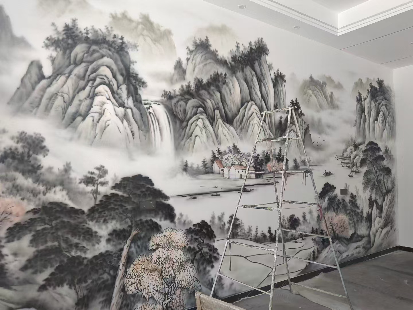 重慶秀山浮雕壁畫師彩繪手繪墻會團隊