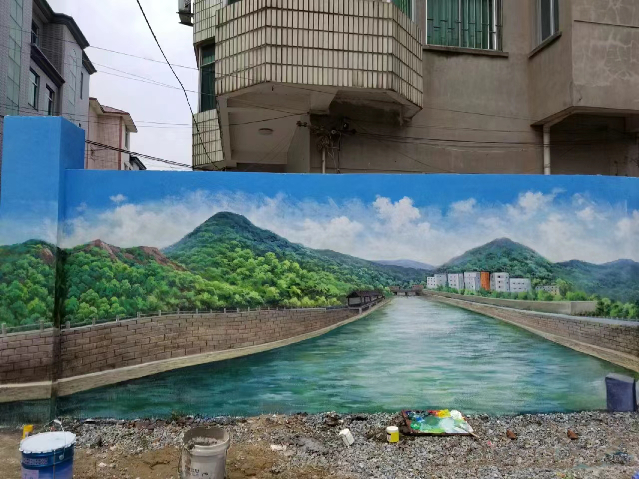 地面游戲彩繪手繪涂鴉工作室