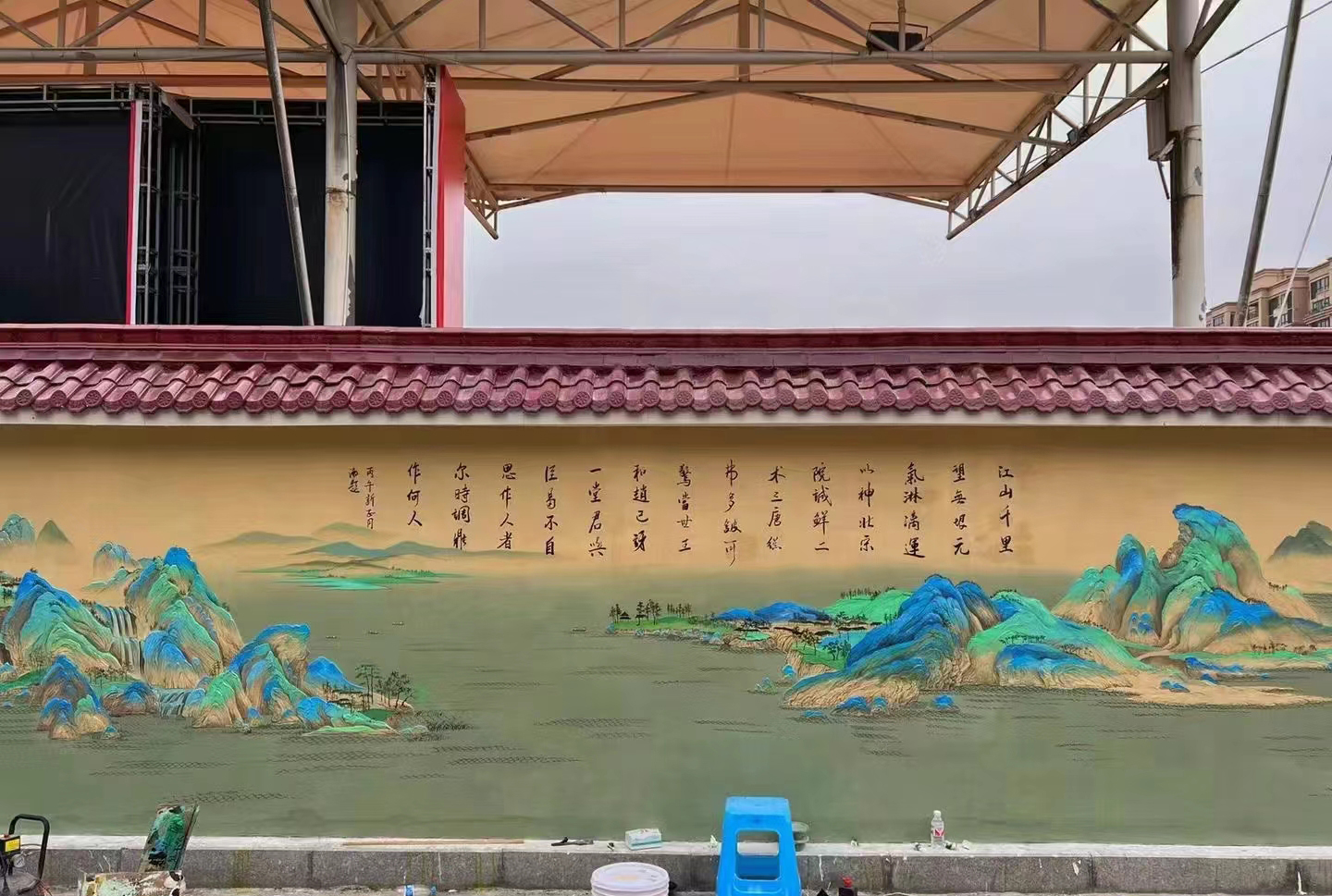 外墻彩繪手繪墻繪畫涂鴉工作室